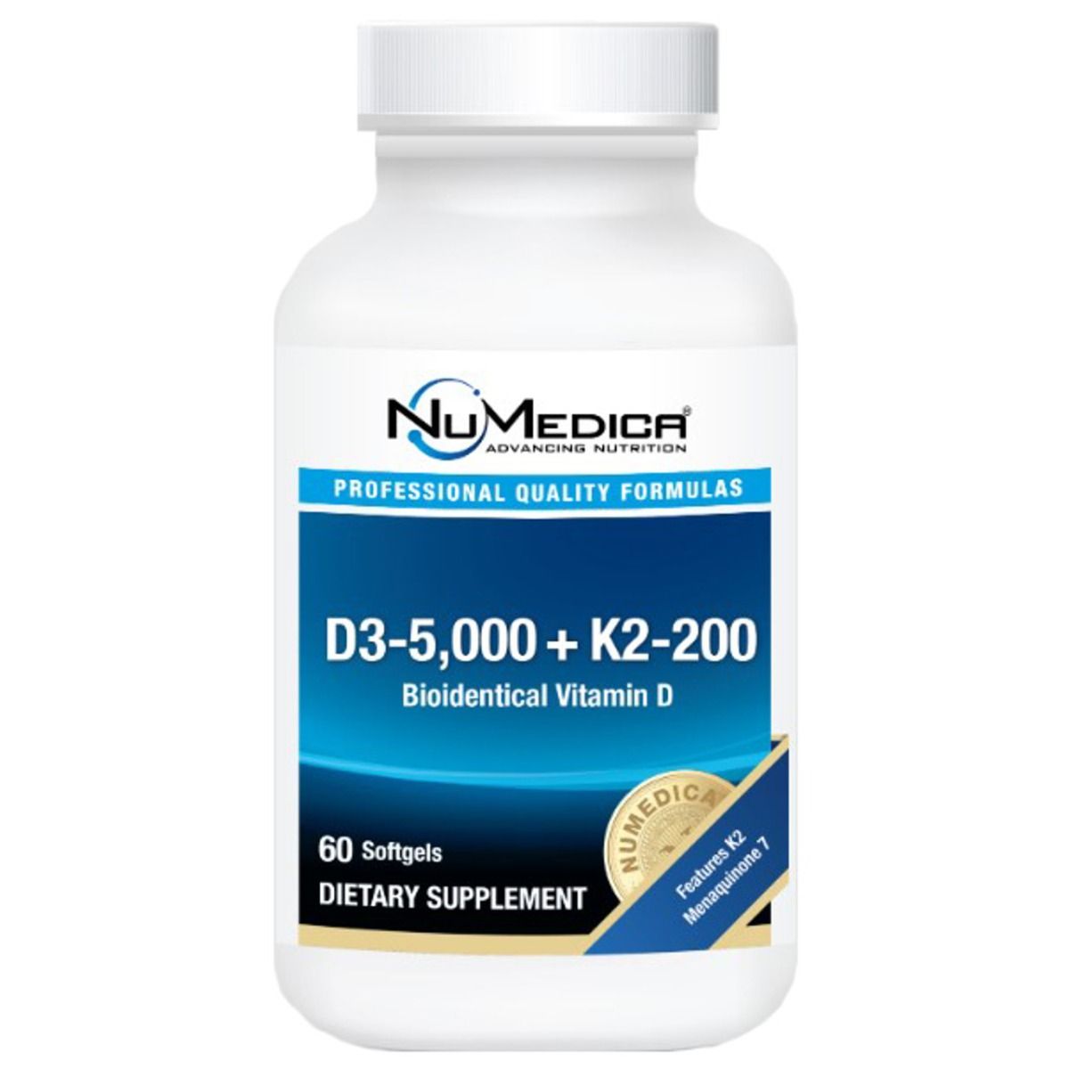 D3-5,000 + K2-200 Softgels