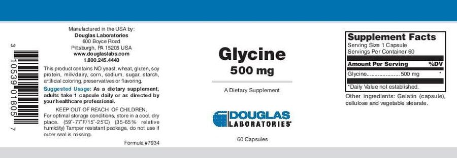 Glycine 60 Capsules