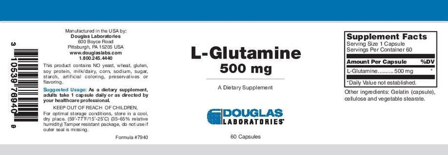 L-Glutamine 60 Capsules