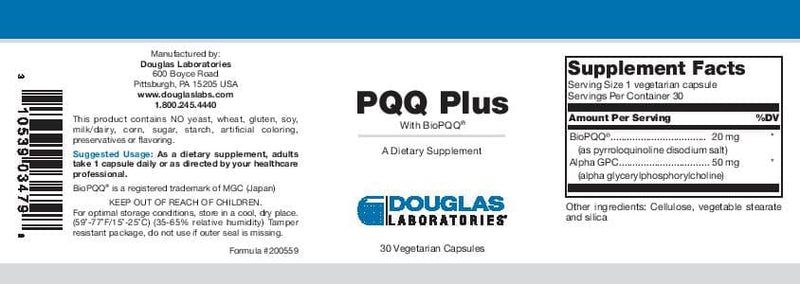 PQQ Plus 30 Veggie Caps