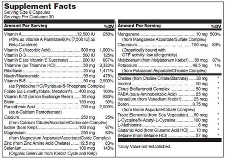 Ultra Preventive III 180 Capsules