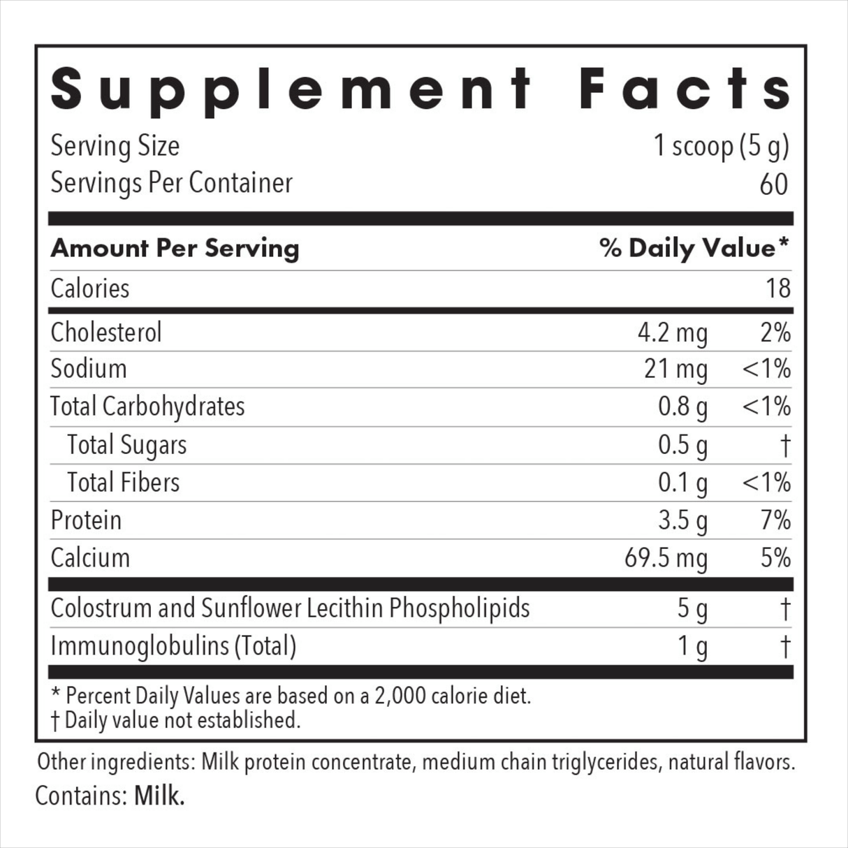 Phospholipid Colostrum 300 G Powder