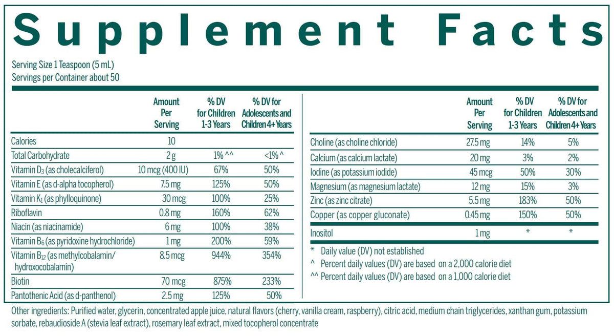 Pediatri Vite 8.5 fl oz (250 ML) Liquid Cherry