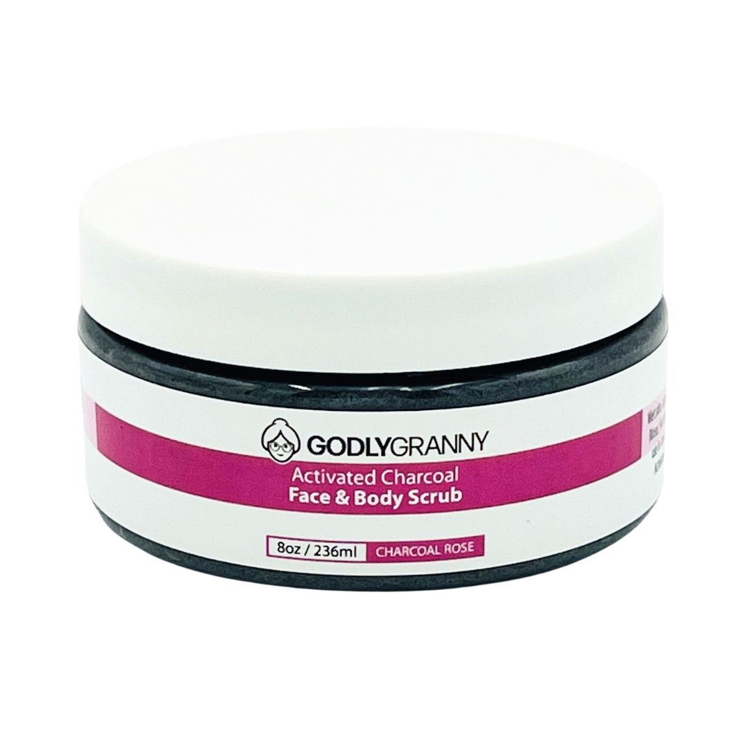 Activated Charcoal Face & Body Scrub