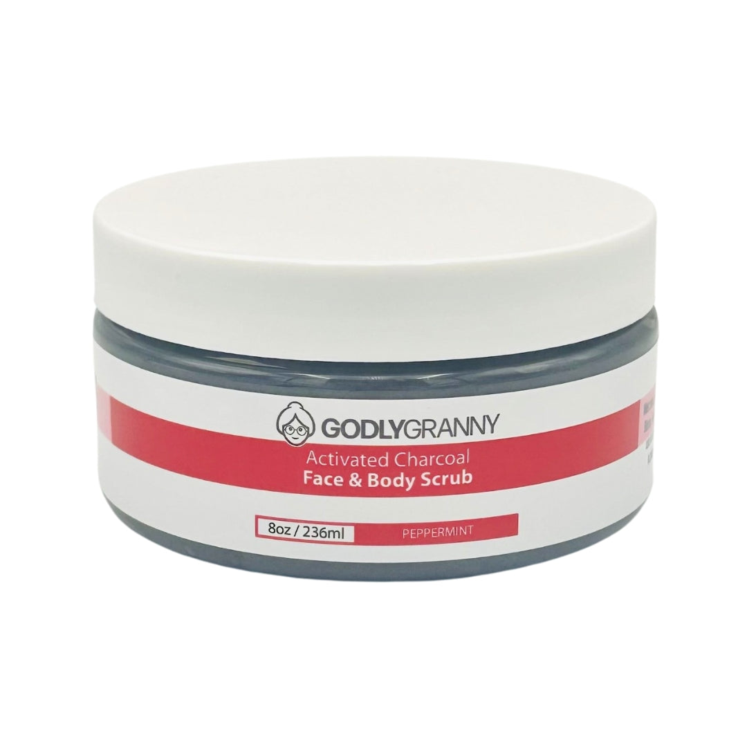 Activated Charcoal Face & Body Scrub