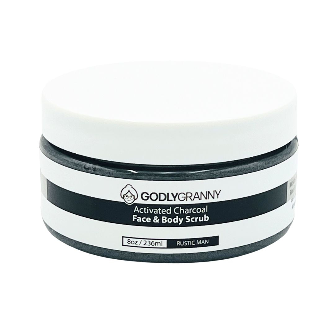 Activated Charcoal Face & Body Scrub