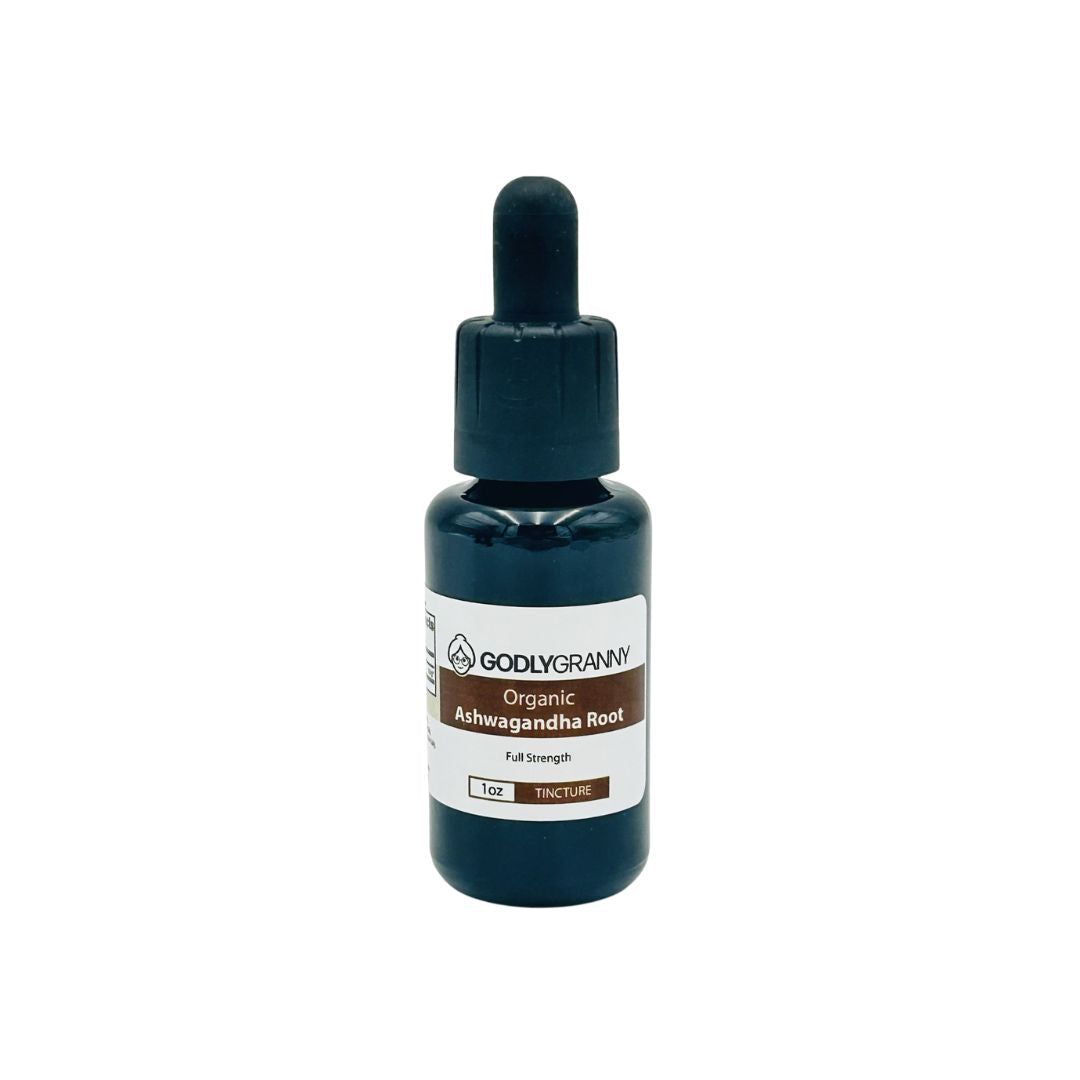 Organic Ashwagandha Root Tincture—Full Strength