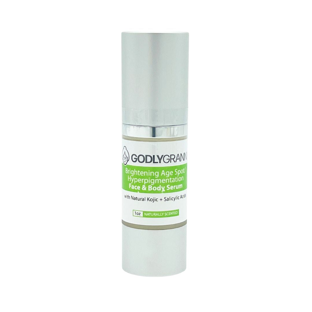Brightening Age Spot/Hyperpigmentation Face & Body Serum with Natural Kojic + Salicylic Acids
