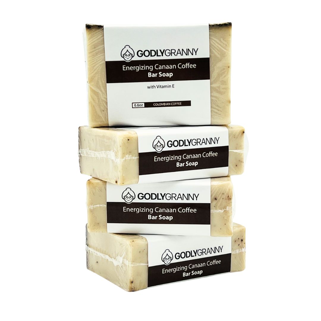Energizing Canaan Coffee Bar Soap with Vitamin E