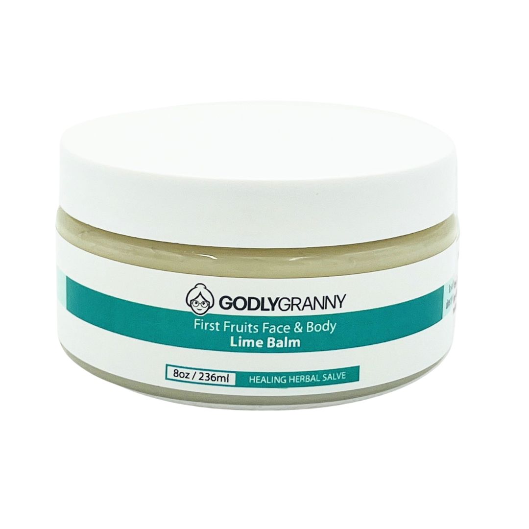 First Fruits Face & Body Lime Balm Brightening Herbal Salve