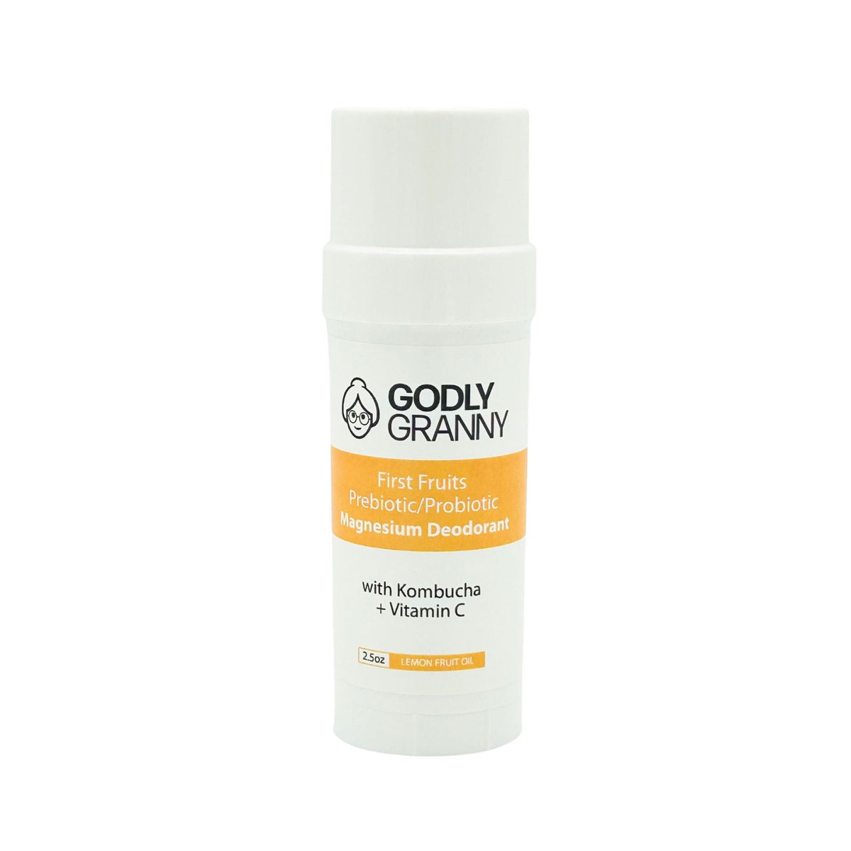 First Fruits Prebiotic/Probiotic Magnesium Deodorant with Kombucha + Vitamin C