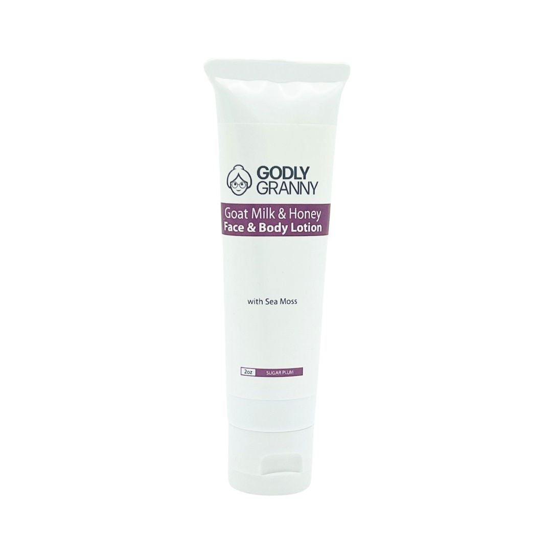 Goat Milk & Honey Face & Body Lotion with Sea Moss