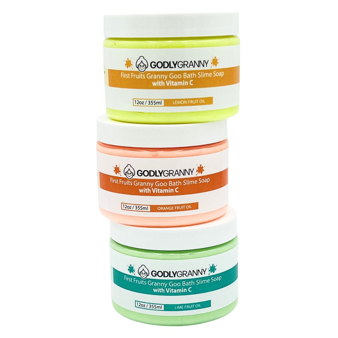 First Fruits Granny Goo Bath Slime Soap with Vitamin C