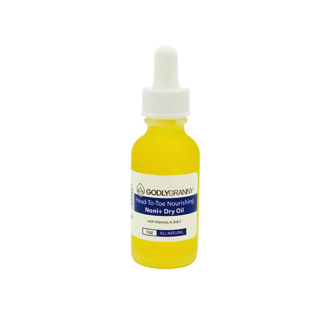Head-To-Toe Nourishing Noni+ Dry Oil with Vitamins A, B, C, D, E, & K (All Natural)