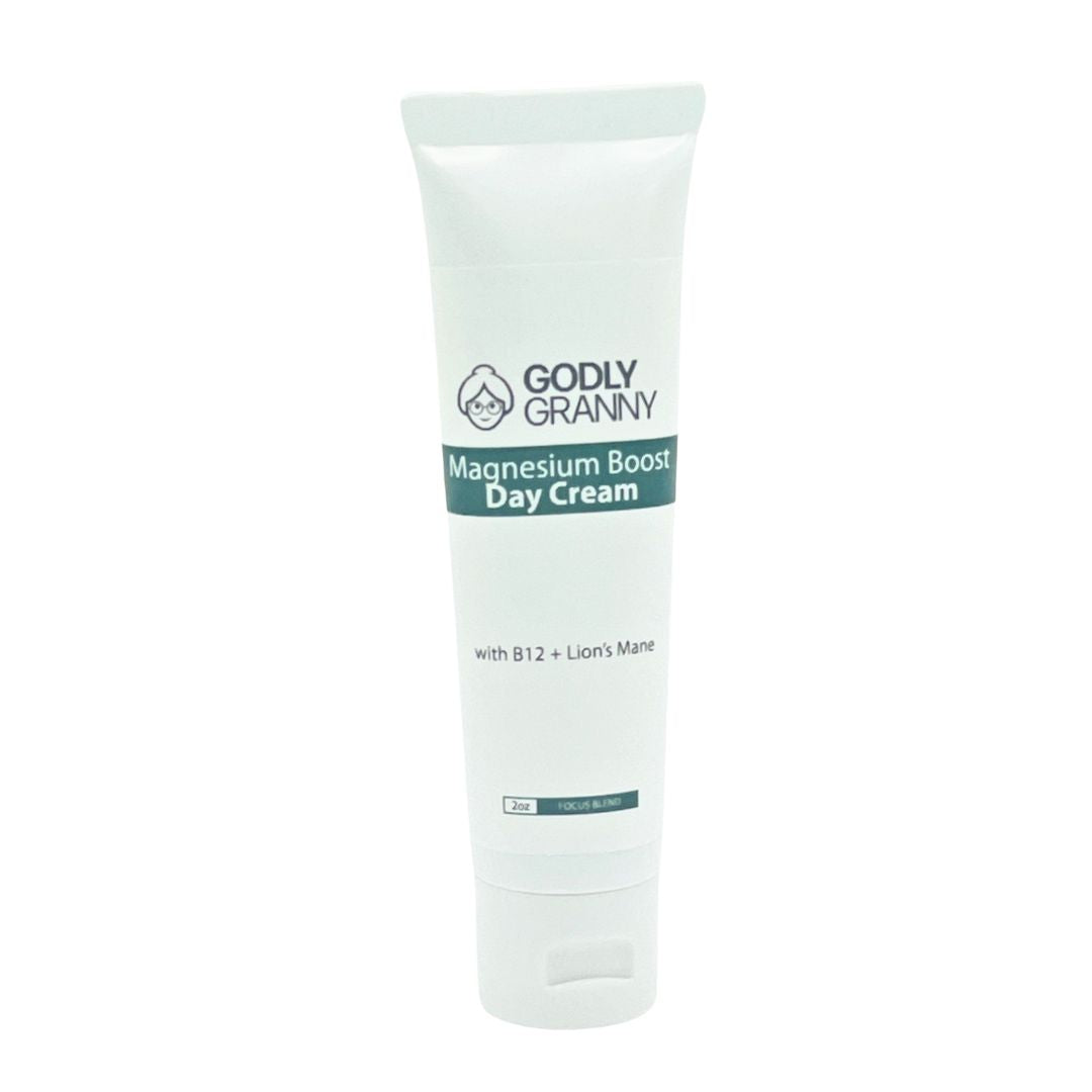 Magnesium Boost Day Cream with B12 and Lion's Mane (Focus Blend)