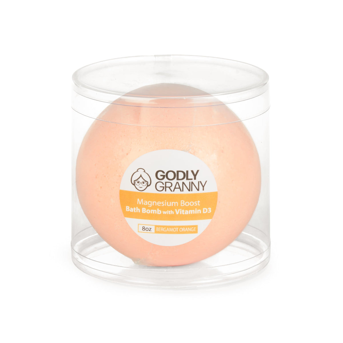 Magnesium Boost Bath Bomb with Vitamin D3 (Bergamot Orange)
