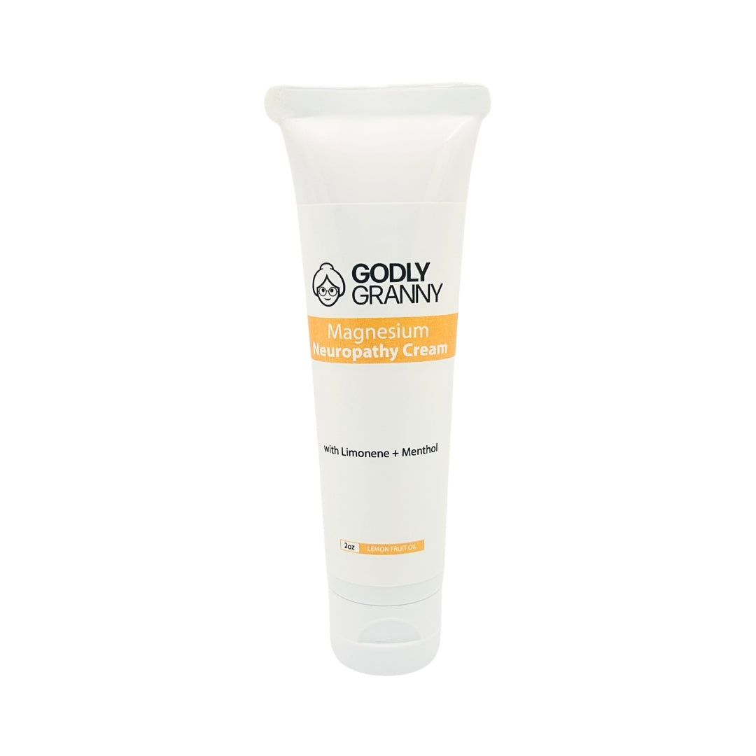 Magnesium Neuropathy Cream with Limonene + Menthol—Lemon Fruit Oil