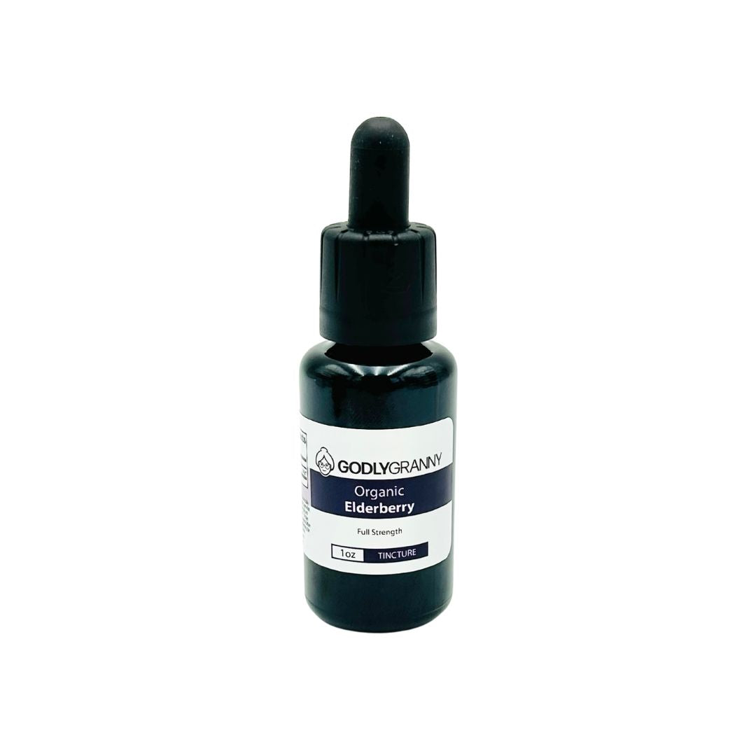 Organic Elderberry Tincture—Full Strength