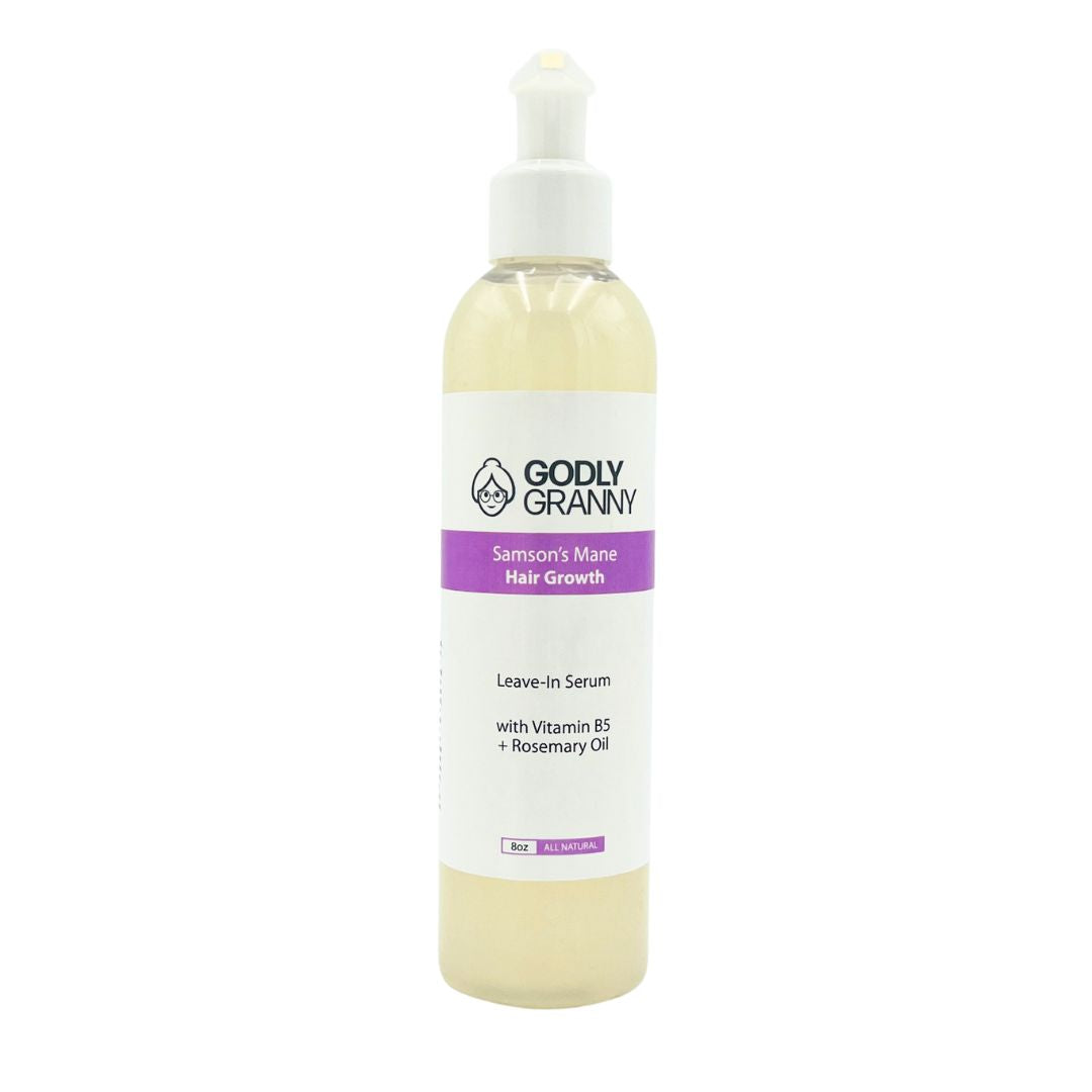 Samson's Mane Hair Growth Leave-In Serum with Vitamin B5 and Rosemary Oil