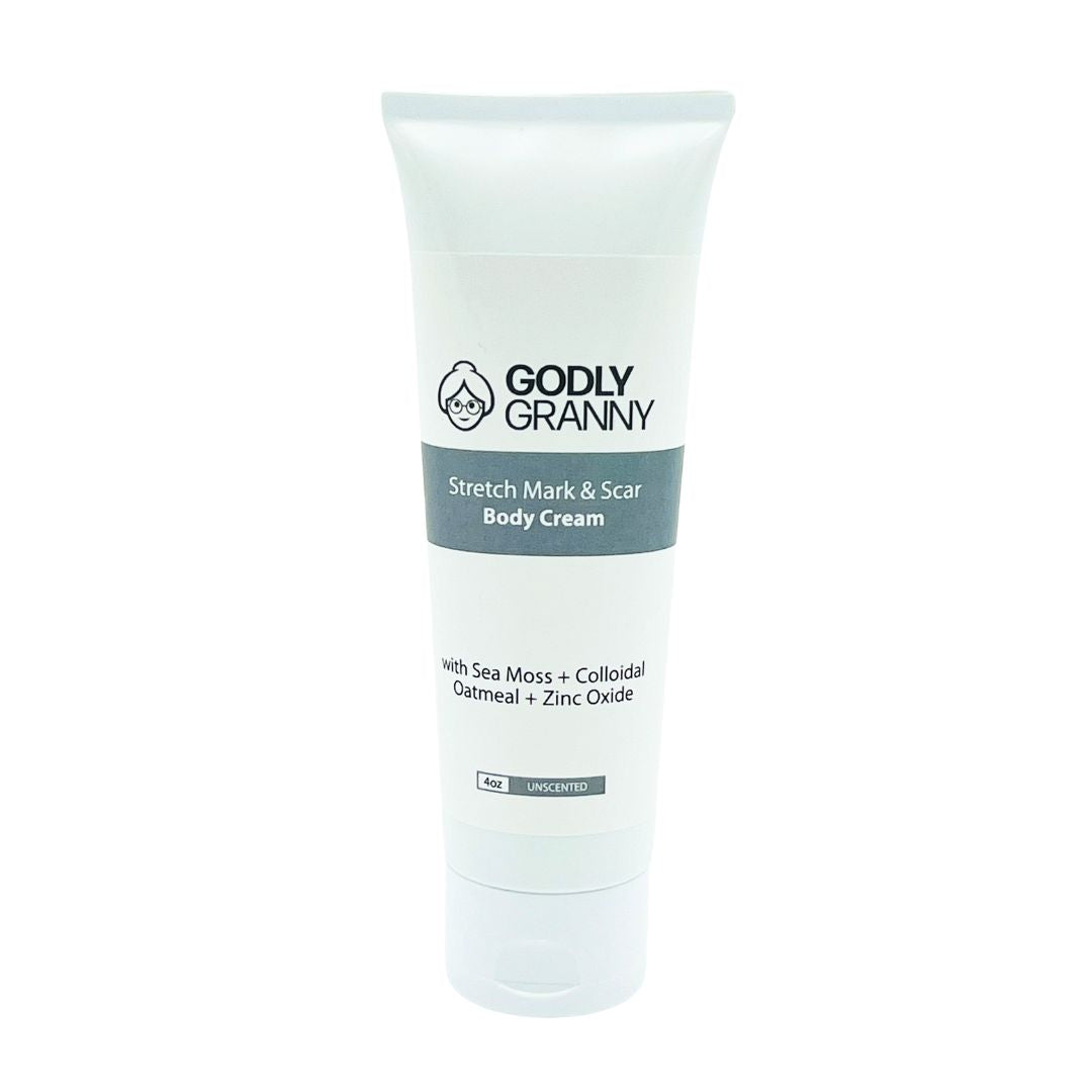 Stretch Mark & Scar Body Cream with Sea Moss + Colloidal Oatmeal + Zinc Oxide