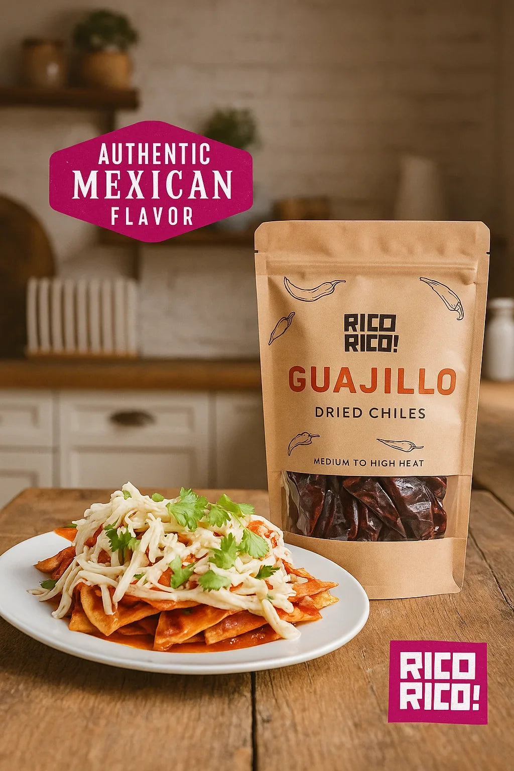 Guajillo Dried Chiles โ Authentic Medium Heat Mexican Peppers