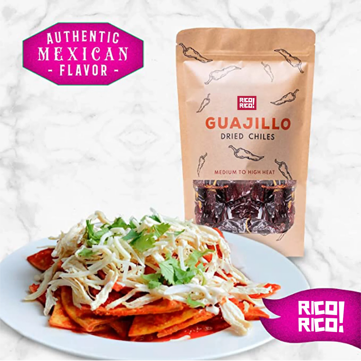 Dried Mexican Chiles 3-Pack โ Ancho, Guajillo & Pasilla