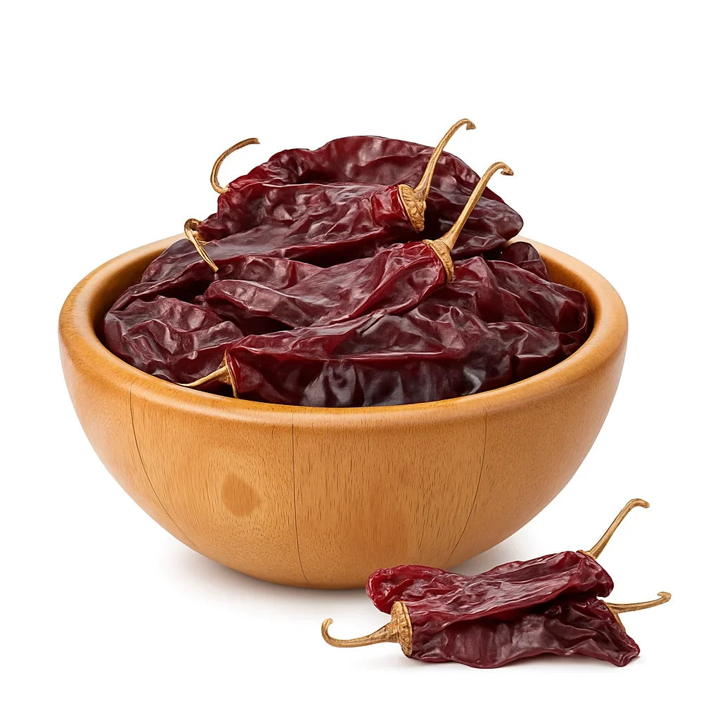 Guajillo Dried Chiles โ Authentic Medium Heat Mexican Peppers