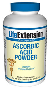 Life Extension, Ascorbic Acid Powder 16 oz Powder