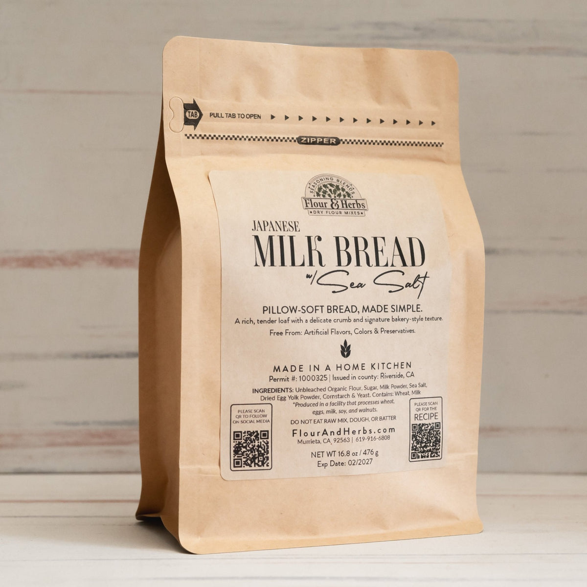 Japanese Milk Bread Mix