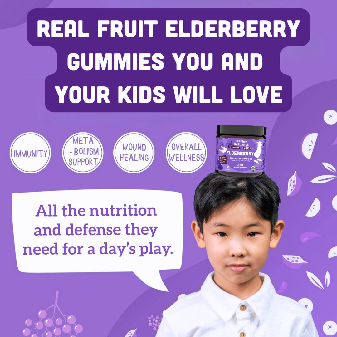 Kids Offense + Defense Bundle – Multi + Elderberry Gummies