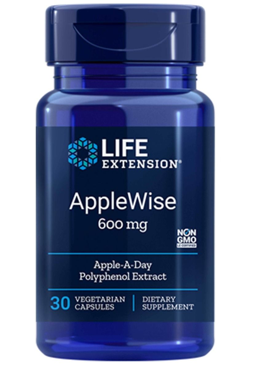 AppleWise Polyphenol Extract 600 MG 30 Veggie Caps