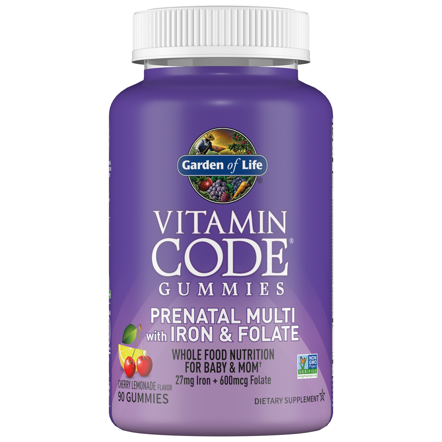 Vitamin Code Prenatal Multi with Iron & Folate (Cherry Lemonade) 90 Gummies
