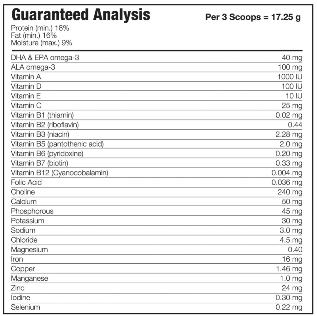 WellyTails Mighty Green Phytonutrients Vitamins & Minerals for Dogs