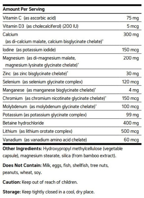 MineralPlex 120 Veggie Caps