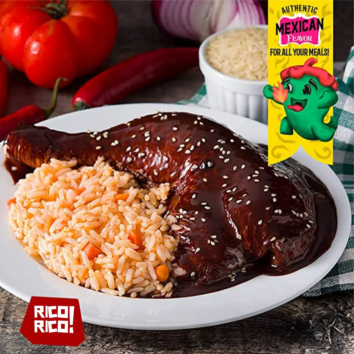 Rico Rico Chile Powder 3 Pack Bundle - Ancho, Guajillo, and Arbol