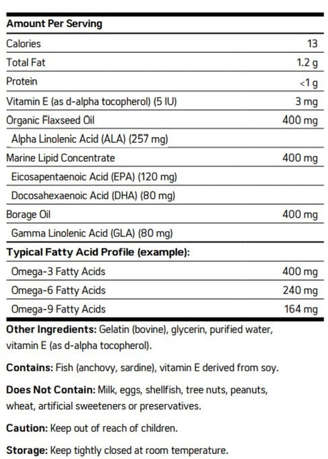 Omega EFA Complex 60 Softgels