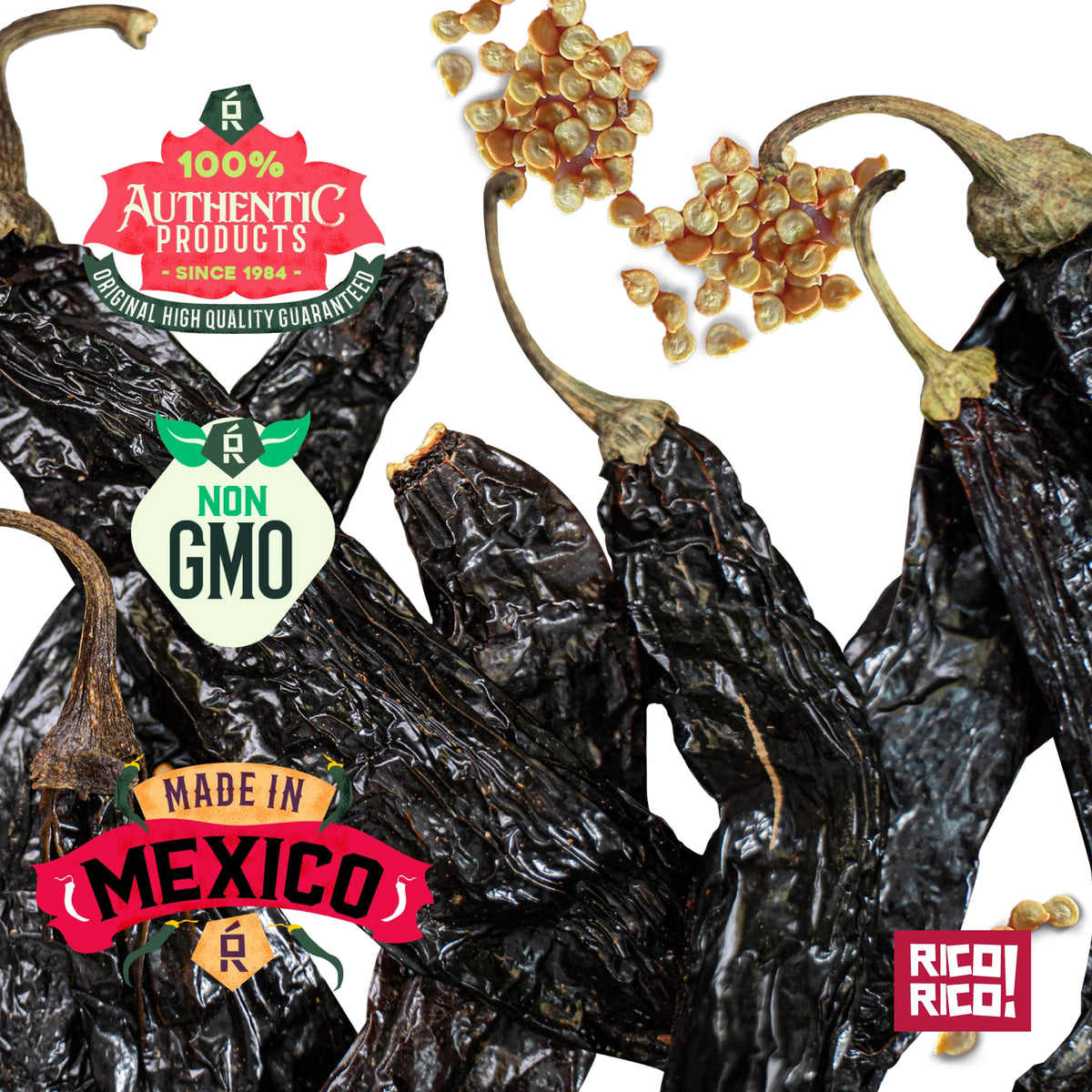 Pasilla Dried Chiles โ Mild & Rich Mexican Chile Negro from Oaxaca
