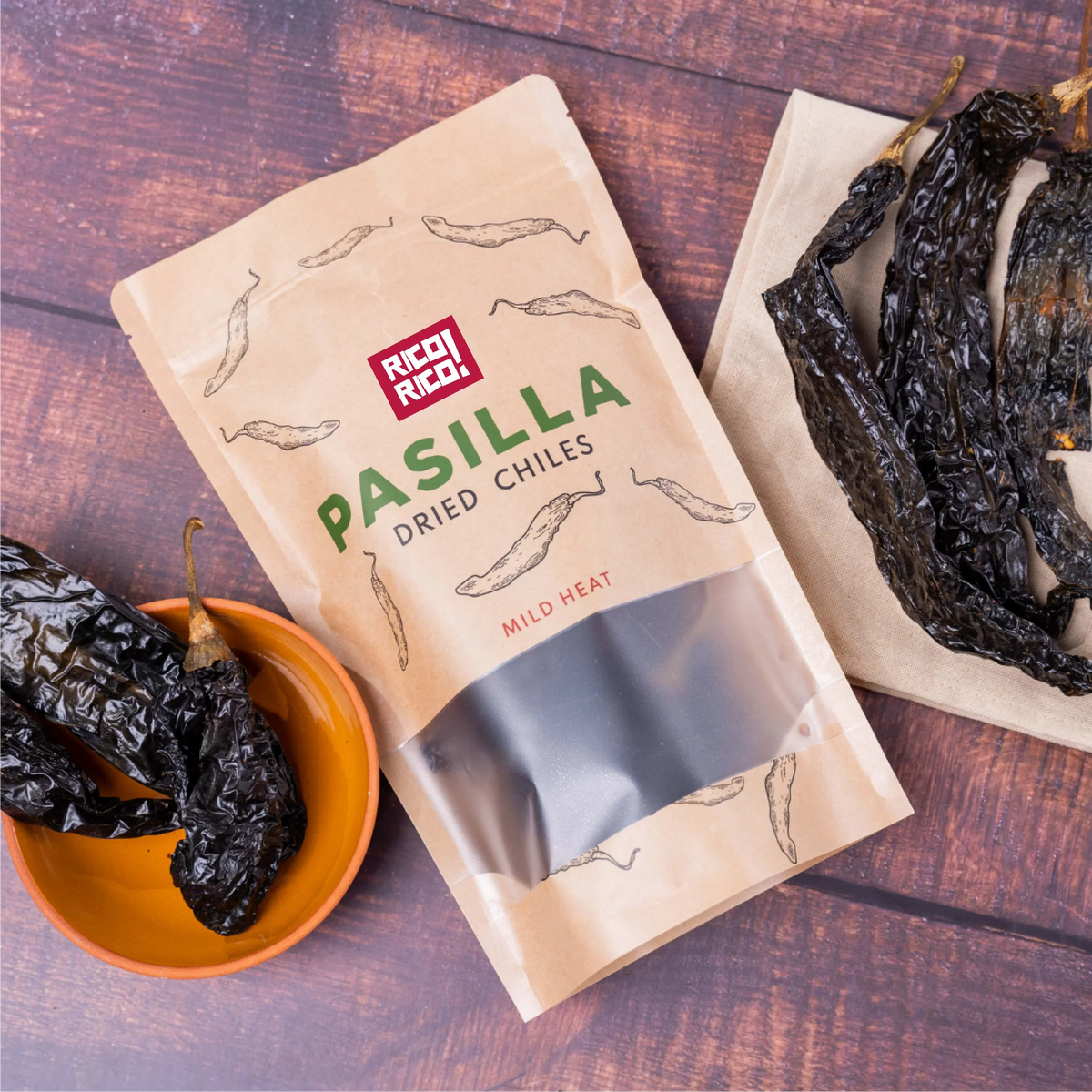 Pasilla Dried Chiles โ Mild & Rich Mexican Chile Negro from Oaxaca