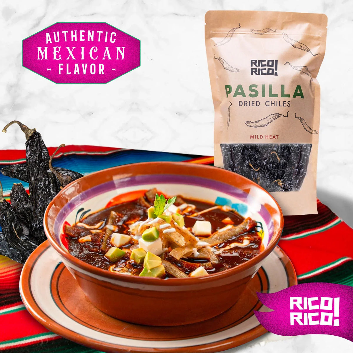 Pasilla Dried Chiles โ Mild & Rich Mexican Chile Negro from Oaxaca