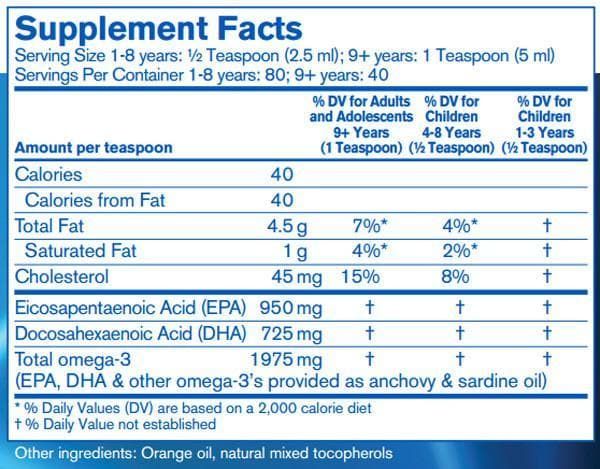 Finest Pure Fish Oil/Orange 200ml