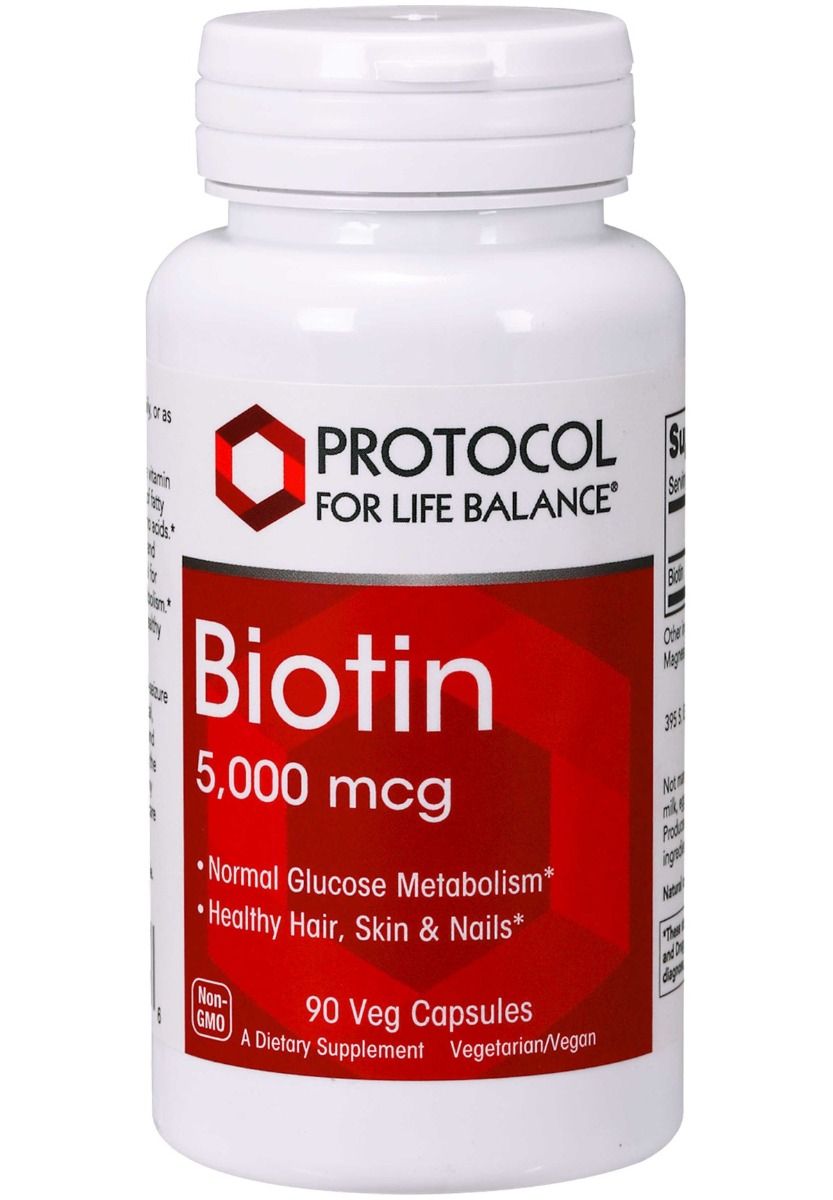 Biotin 5000 MCG 90 Vegan Capsules