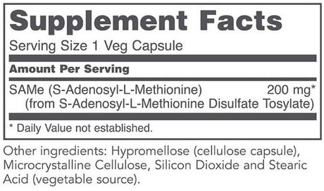 SAMe 200mg 60 Veggie Caps