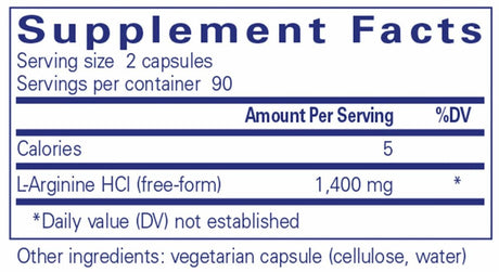 L-Arginine 750 MG 90 Veggie Caps