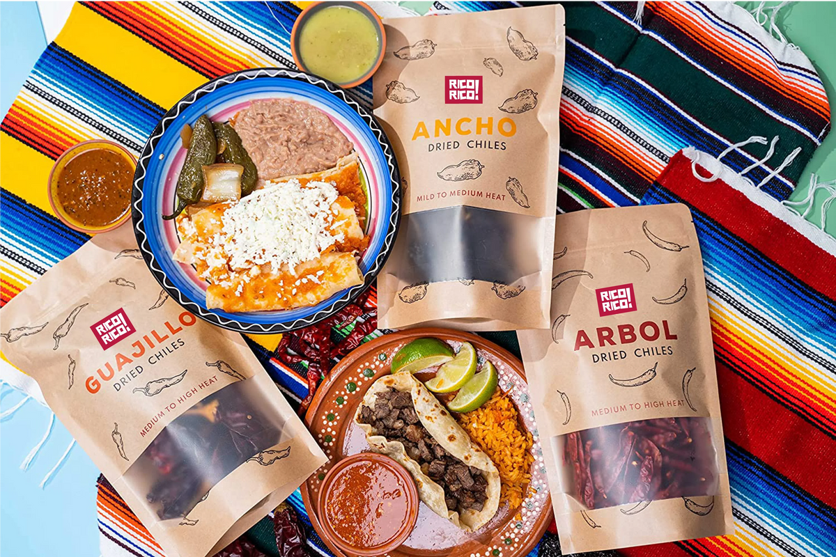Dried Mexican Chiles 3-Pack โ Ancho, Guajillo & Arbol Peppers