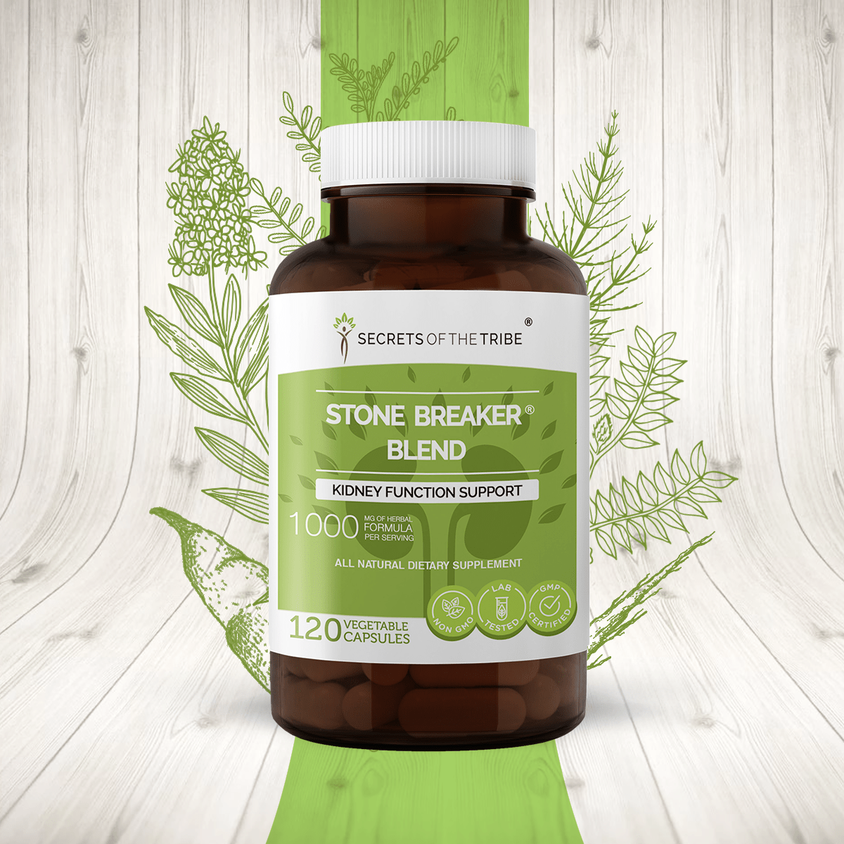 Stone Breaker Blend Capsules - Kidney Function Support