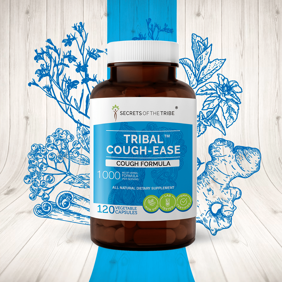 Tribal Cough-ease Capsules - Cough Formula