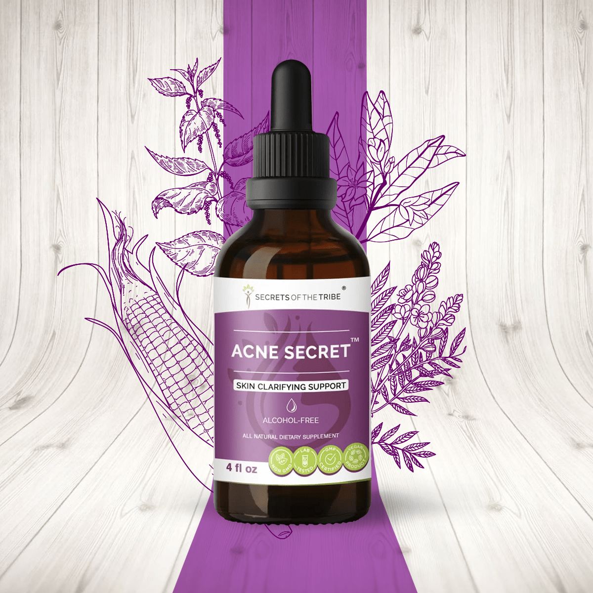 Secrets of the Tribe Acne Secret - Skin Clarifying Support