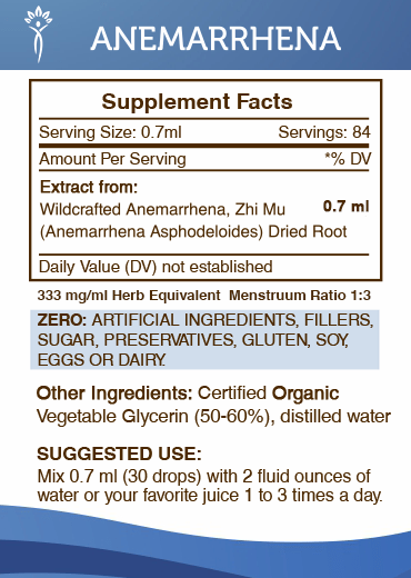 Anemarrhena Tincture