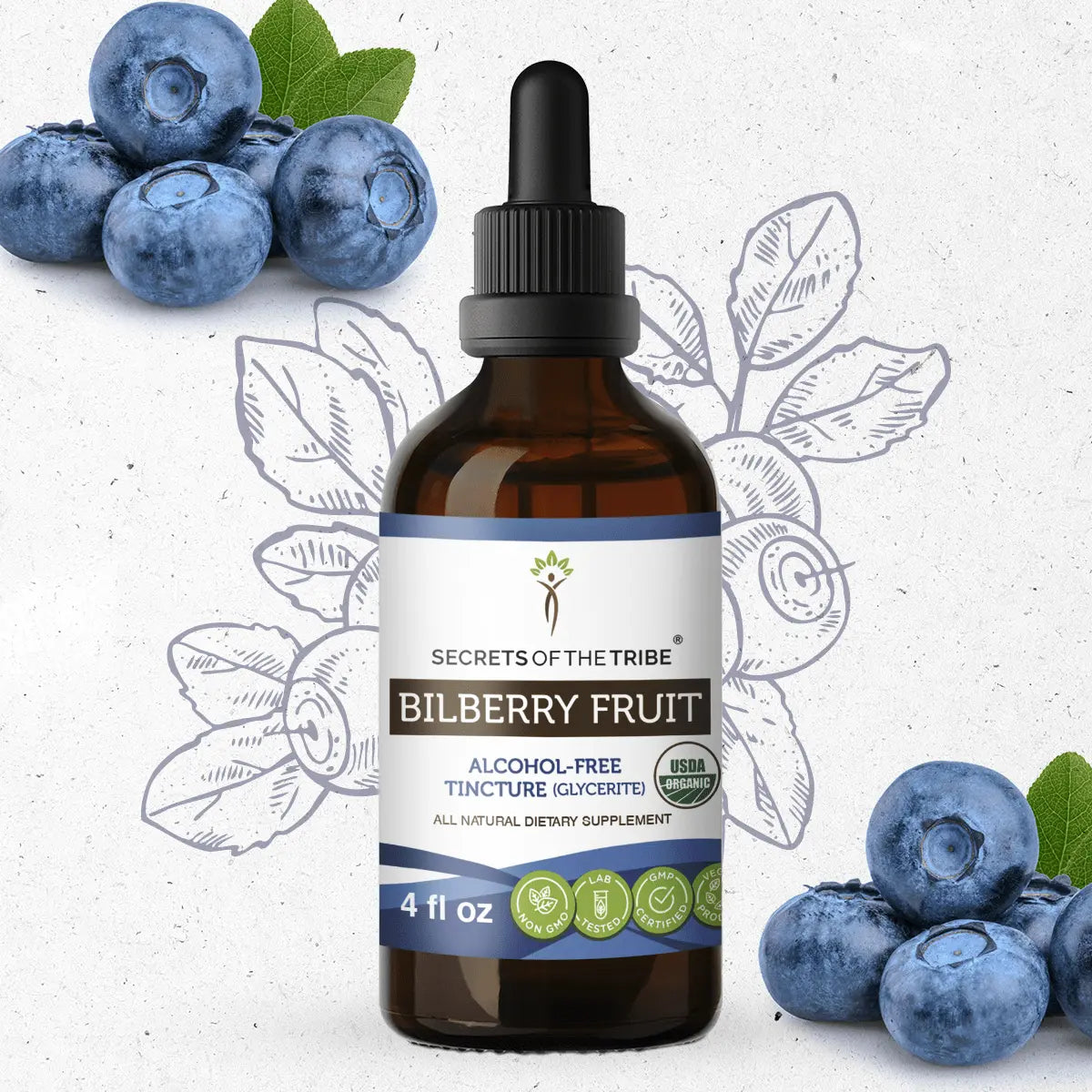 Secrets of the Tribe Bilberry Fruit Tincture