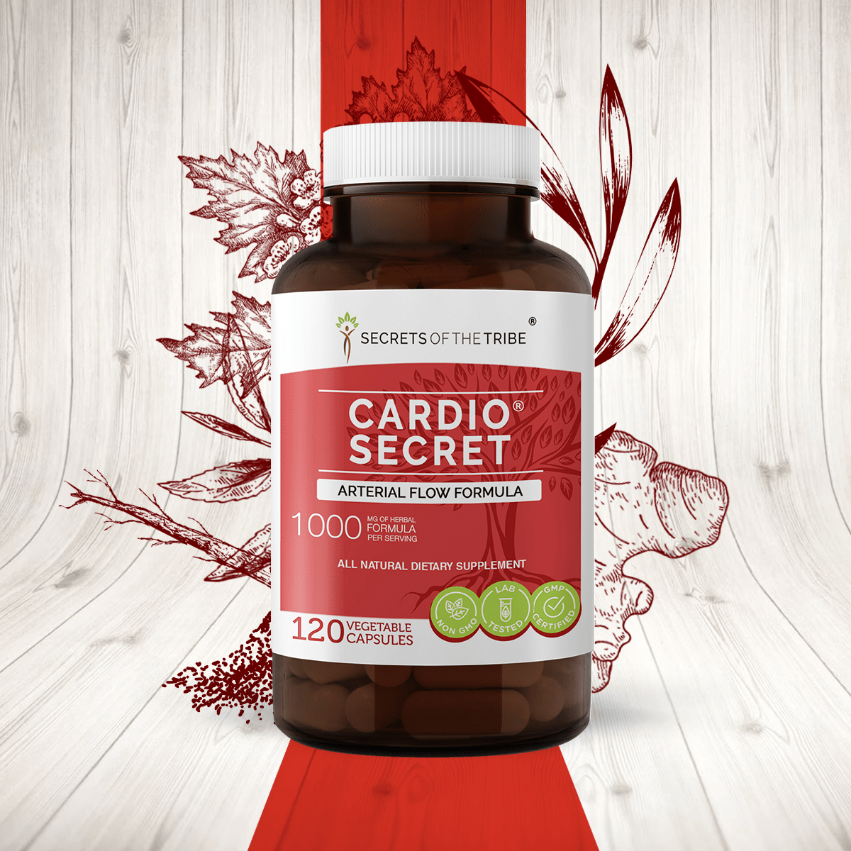 Secrets of the Tribe Cardio Secret Capsules - Arterial Flow Formula